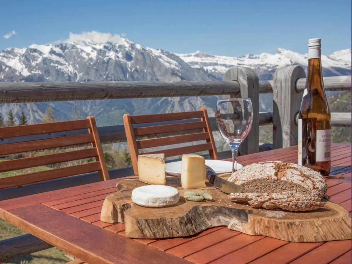 Chalet Le Cerf La Tzoumaz Exteriör bild