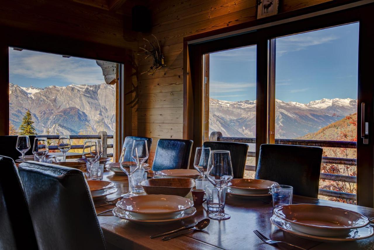 Chalet Le Cerf La Tzoumaz Exteriör bild